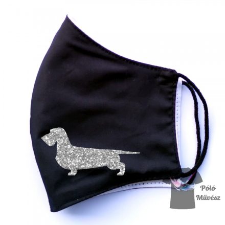 Dachshund face mask, dog mask