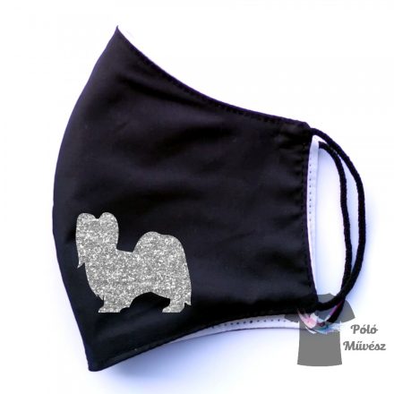 Papillon face mask, dog mask