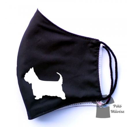 Silky Terrier face mask, dog mask