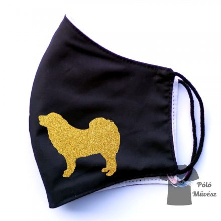 Tibetan Mastiff face mask, dog mask