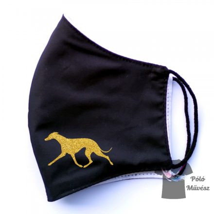 Whippet face mask, dog mask