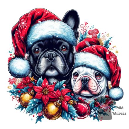 Christmas French Bulldog T-shirt - Frenchie Shirt