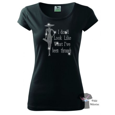 Funny rhinestone T-shirt 