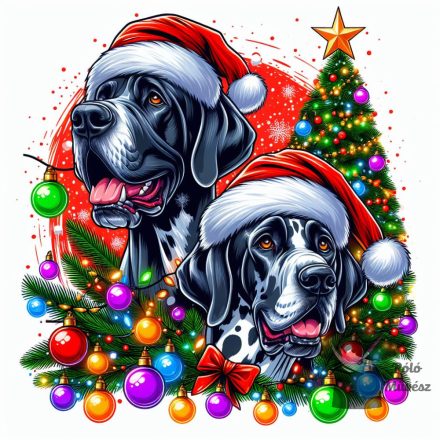 Christmas Great Dane T-shirt - Great Dane Shirt