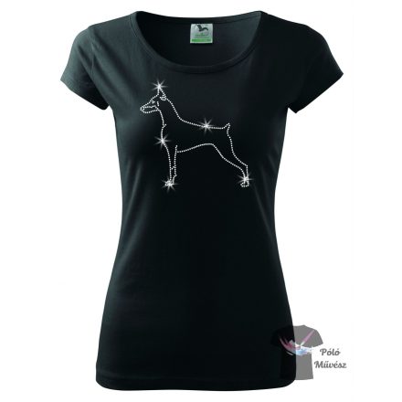 German Pinscher Rhinestone T-shirt - German Pinscher Crystal Shirt