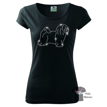 Havanese Rhinestone T-shirt - Havanese Crystal Shirt