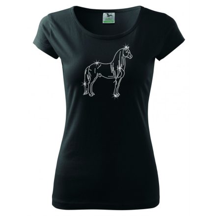 Horse rhinestone T-shirt - Horse Crystal Shirt