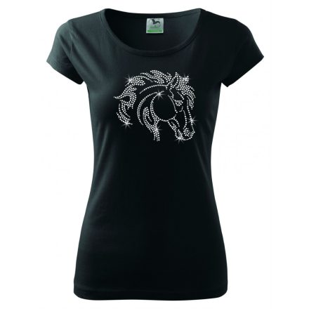 Horse rhinestone T-shirt - Horse Crystal Shirt