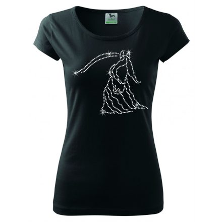 Horse rhinestone T-shirt - Horse Crystal Shirt