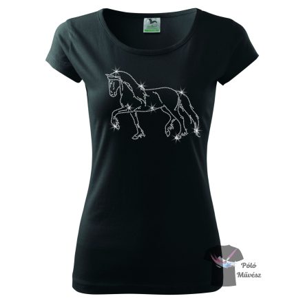 Horse rhinestone T-shirt - Horse Crystal Shirt