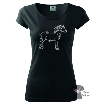 Horse rhinestone T-shirt - Horse Crystal Shirt