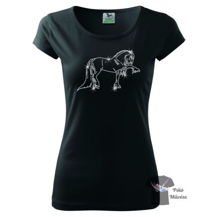 Horse rhinestone T-shirt - Horse Crystal Shirt