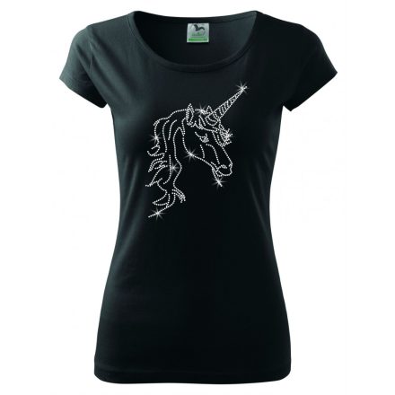 Unicorn rhinestone T-shirt - Unicorn Crystal Shirt