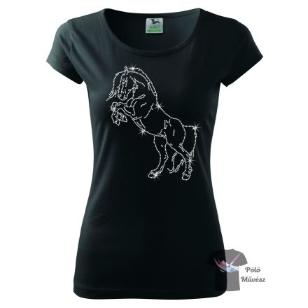 Horse rhinestone T-shirt - Horse Crystal Shirt