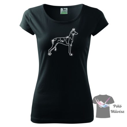 Ibizan Hound Rhinestone T-shirt - Ibizan Hound Crystal Shirt