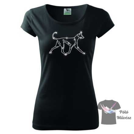 Ibizan Hound Rhinestone T-shirt - Ibizan Hound Crystal Shirt