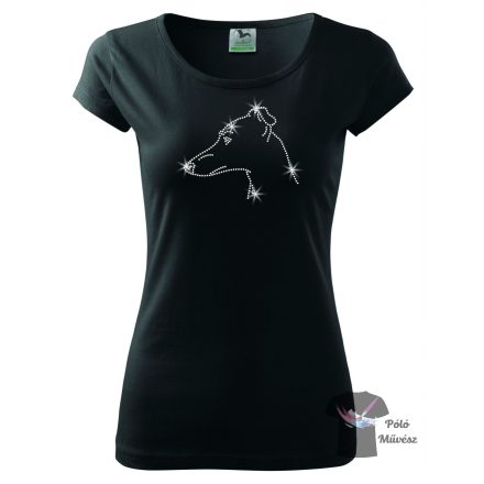 Italian Greyhound Rhinestone T-shirt - Italian Greyhound Crystal Shirt