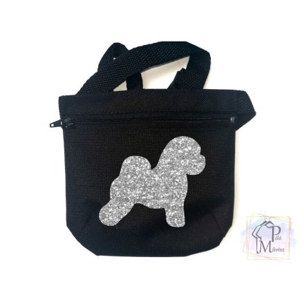 Bichon Frise Dog Treat bag with adjustable belt