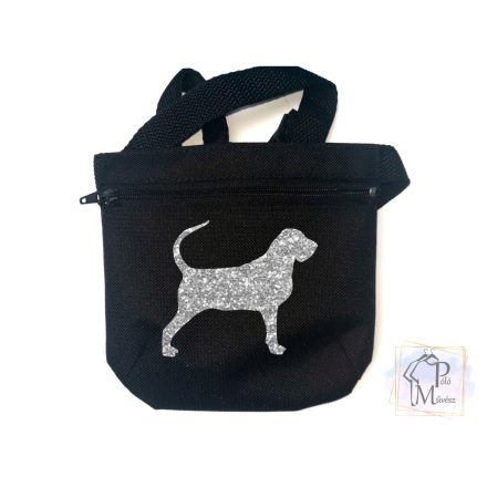 Bloodhound Dog Treat bag with adjustable belt