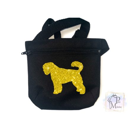 Bouvier Des Flandres  Dog Treat bag with adjustable belt