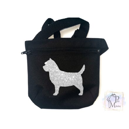 Cairn Terrier Dog Treat bag with adjustable belt