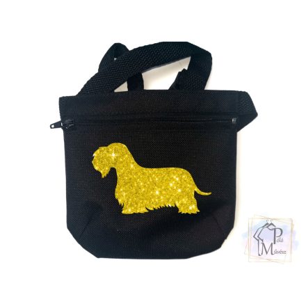 Cesky Terrier Dog Treat bag with adjustable belt