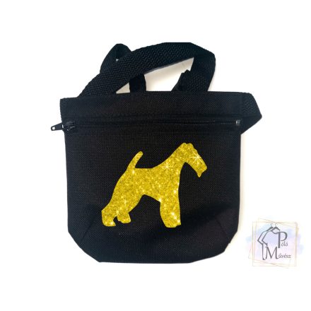 Fox Terrier Dog Treat bag with adjustable belt