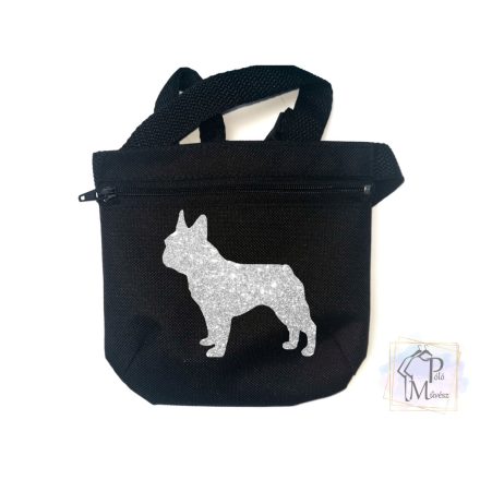 French Bulldog Dog Treat bag with adjustable belt