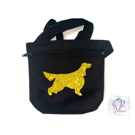 Gordon Setter Dog Treat bag with adjustable belt