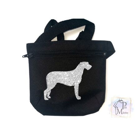 Irish Wolfhound Dog Treat bag with adjustable belt