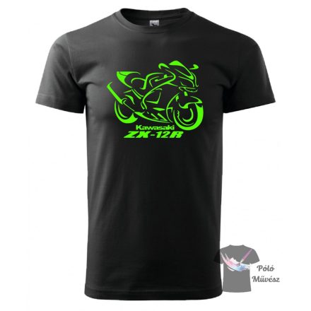 Motorbike T-shirt - Kawasaki ZX 12R