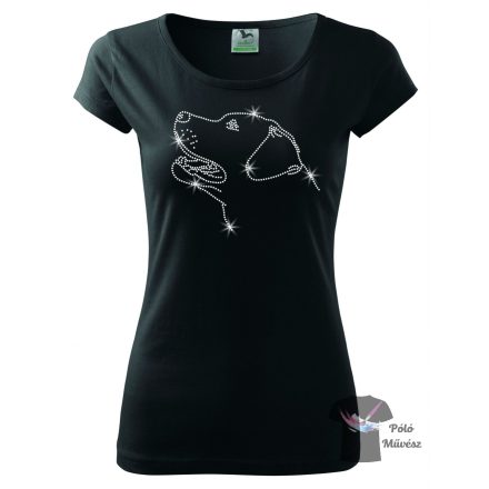 Labrador Rhinestone T-shirt - Labrador Crystal Shirt