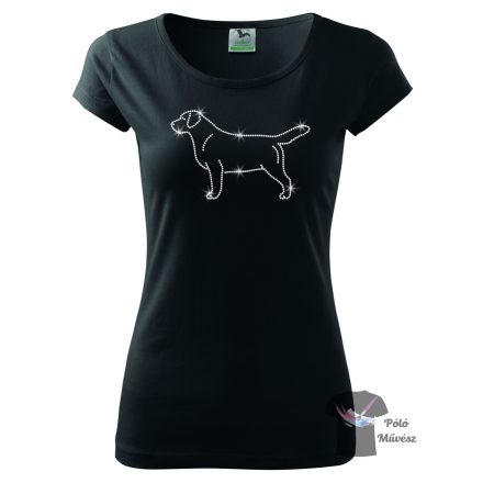 Labrador Rhinestone T-shirt - Labrador Crystal Shirt