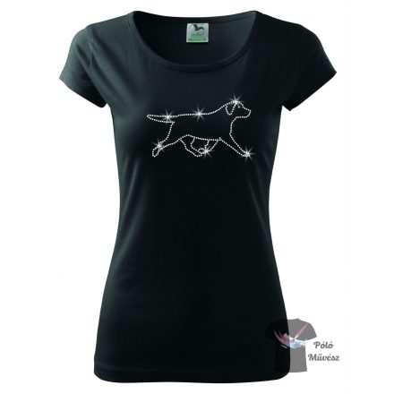 Labrador Rhinestone T-shirt - Labrador Crystal Shirt