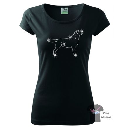 Labrador Rhinestone T-shirt - Labrador Crystal Shirt