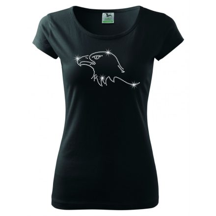 Eagle T-shirt with rhinestone