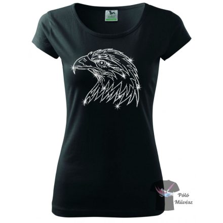 Eagle T-shirt with rhinestone