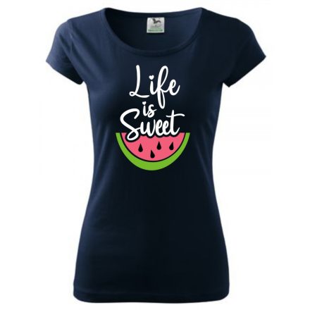 Motivation T-shirt - Life is sweet