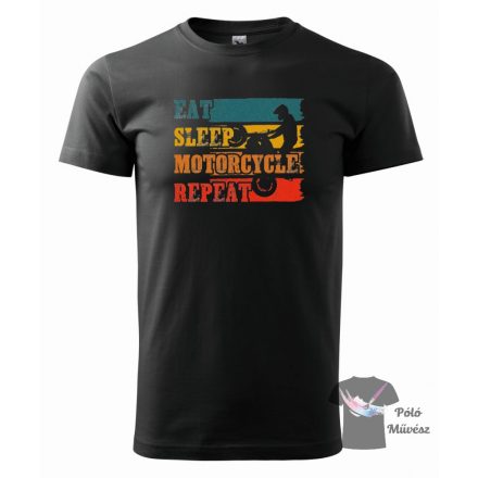 Motorbike heartbeat T-shirt