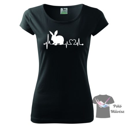 Rabbit heartbeat T-shirt - Bunny Shirt