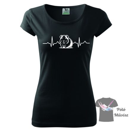 Guinea Pig heartbeat T-shirt - Guinea Pig Shirt