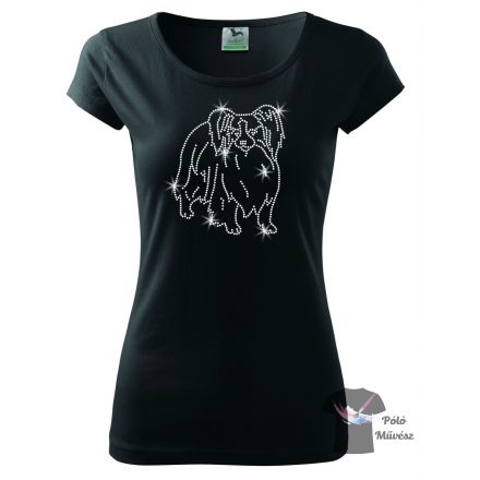 Papillon Rhinestone T-shirt - Papillon Crystal Shirt