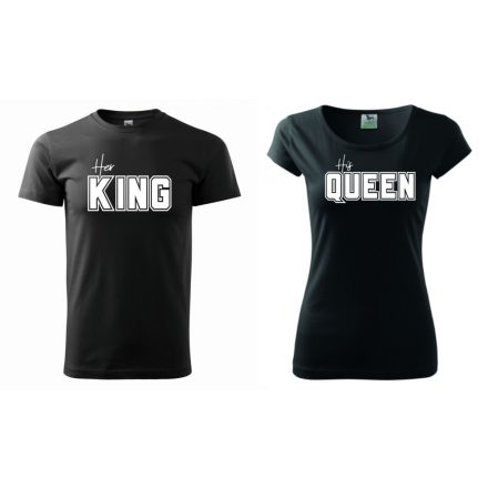 Couple T-shirt - King & Queen