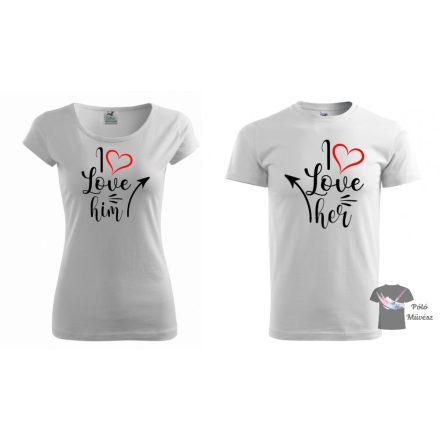 Couple T-shirt - LOVE shirt