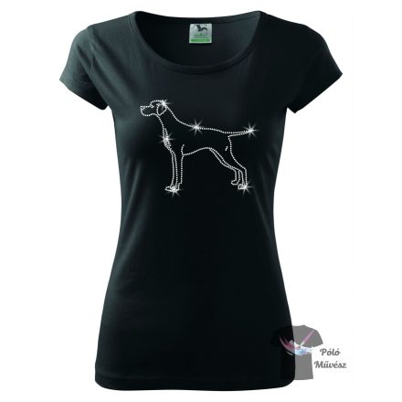 Pointer Rhinestone T-shirt - Pointer Crystal Shirt