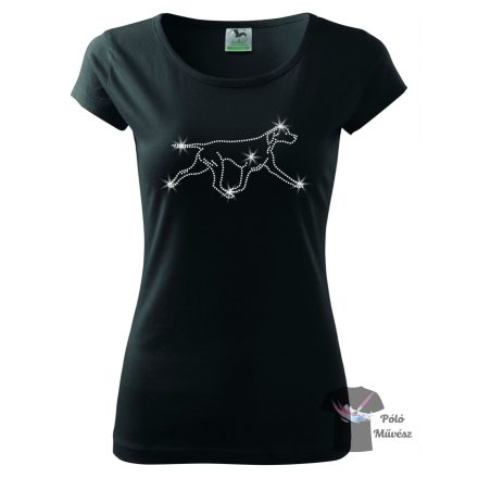 Pointer Rhinestone T-shirt - Pointer Crystal Shirt