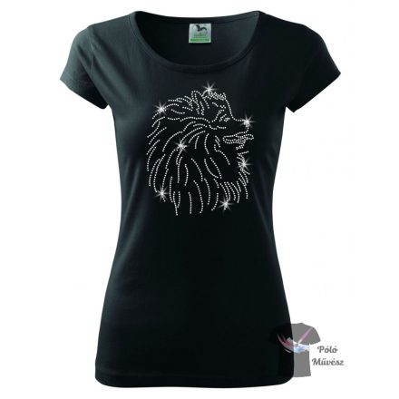 Pomeranian Rhinestone T-shirt - Pomeranian Crystal Shirt