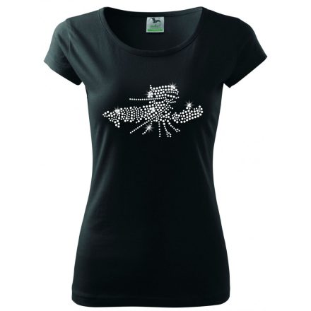 Cancer T-shirt with rhinestone