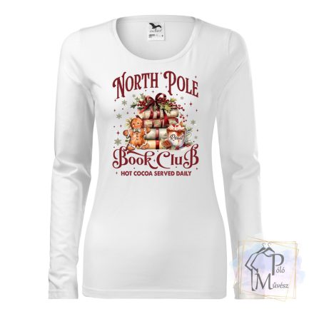 North Pole Book Club Shirt  - Christmas Reading T-shirt 