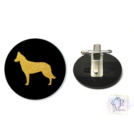 Belgian Malinois Ring Number Clip